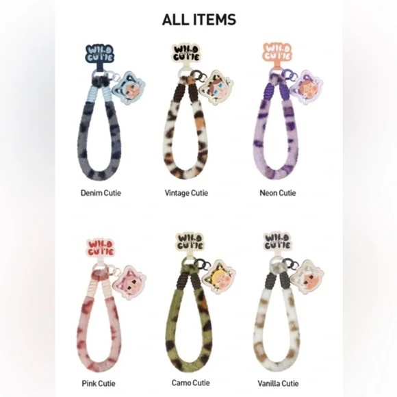 Wild But Cutie Phone Charm - New! (Open) - Pick one of two colors! - Picture 1 of 9